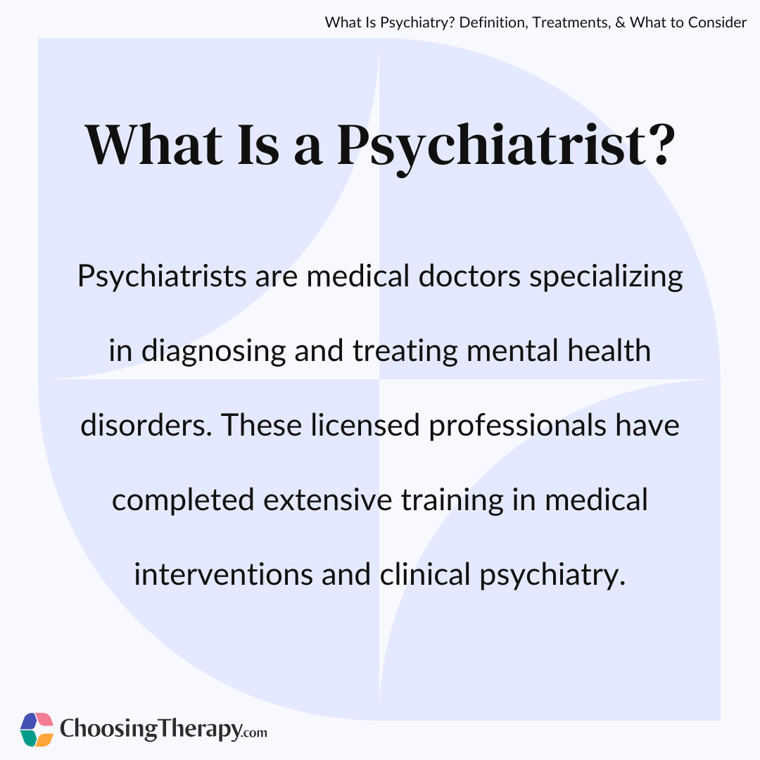  What is Psychiatry?