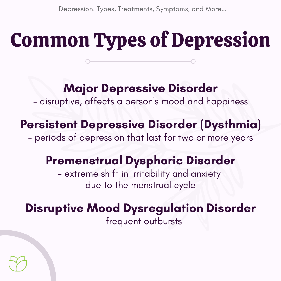 Most Common Types of Depression