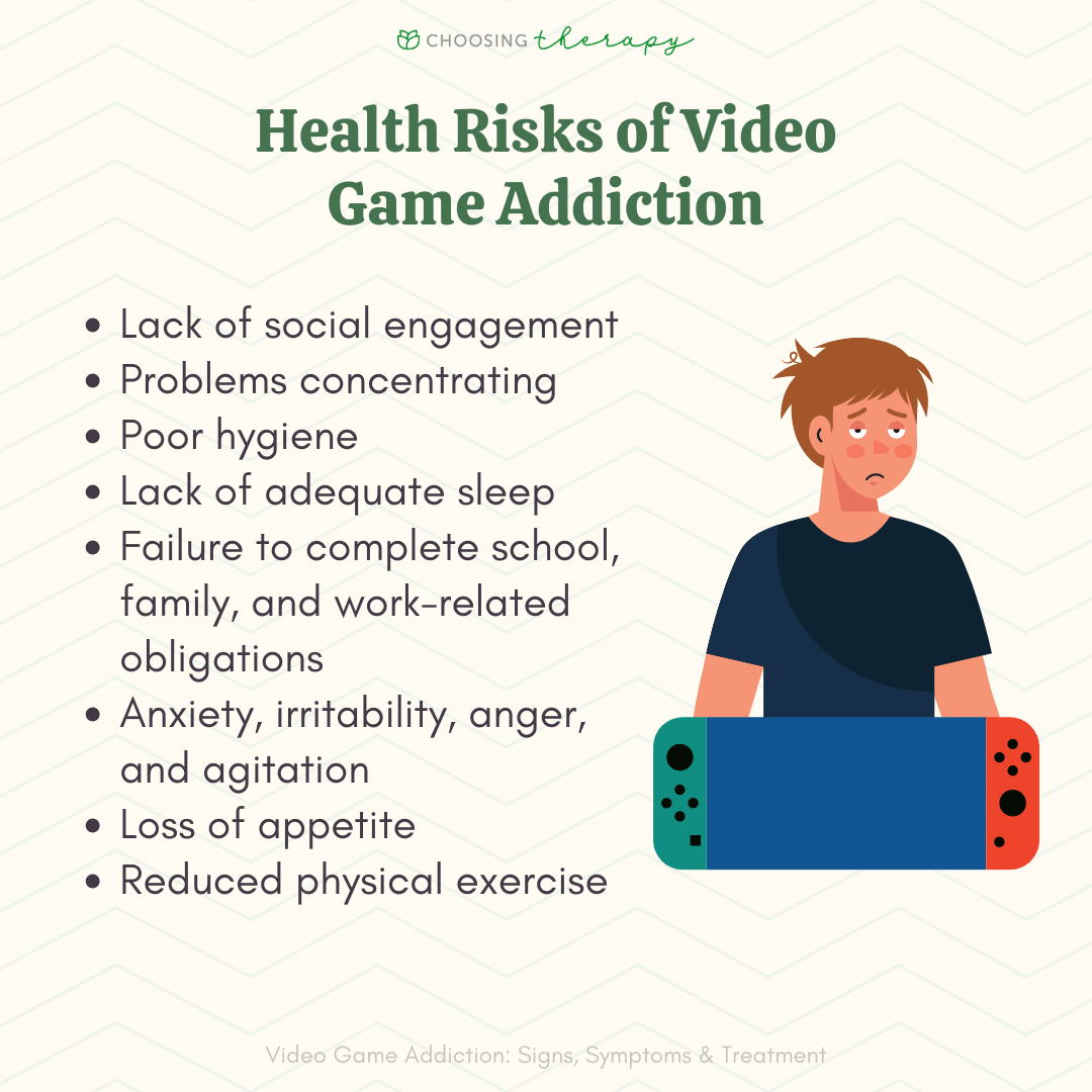 Negative Health Effects of Excessive Video Gaming