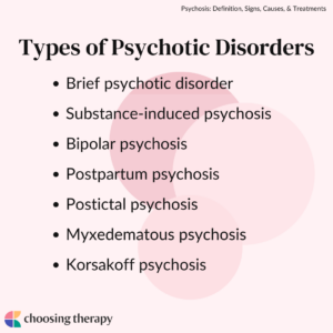Types of Psychotic Disorders