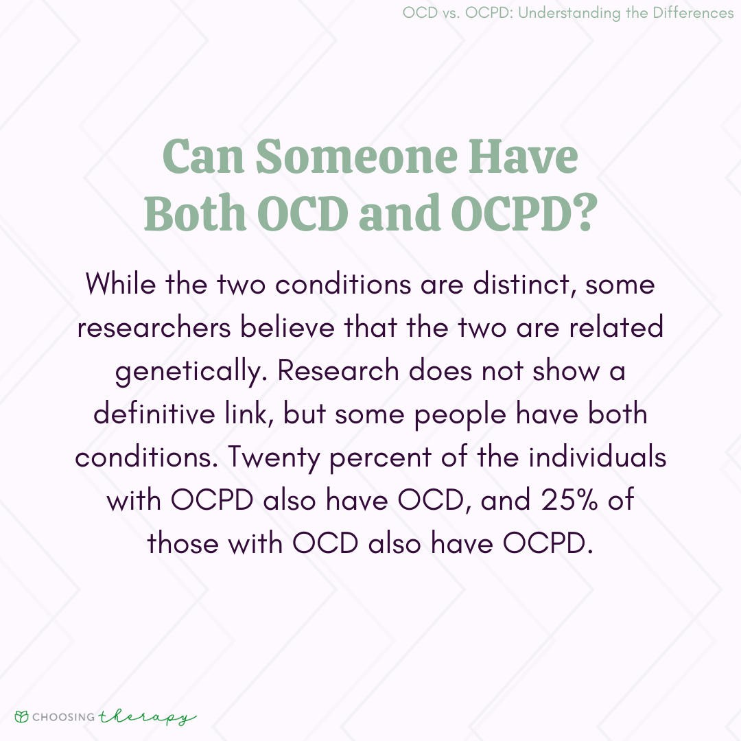 Can Someone Have Both OCD and OCPD?