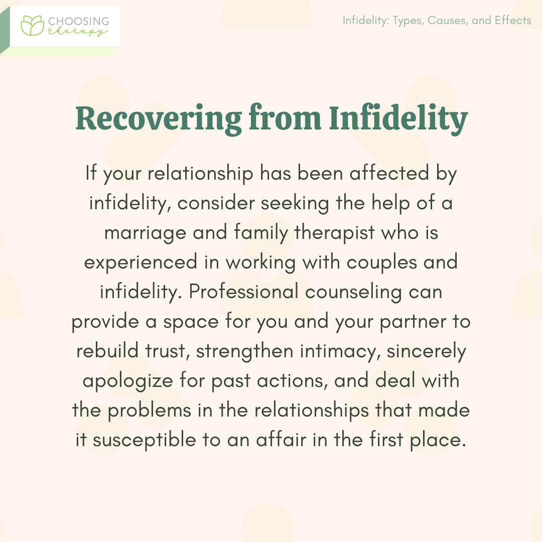 Recovering From Infidelity