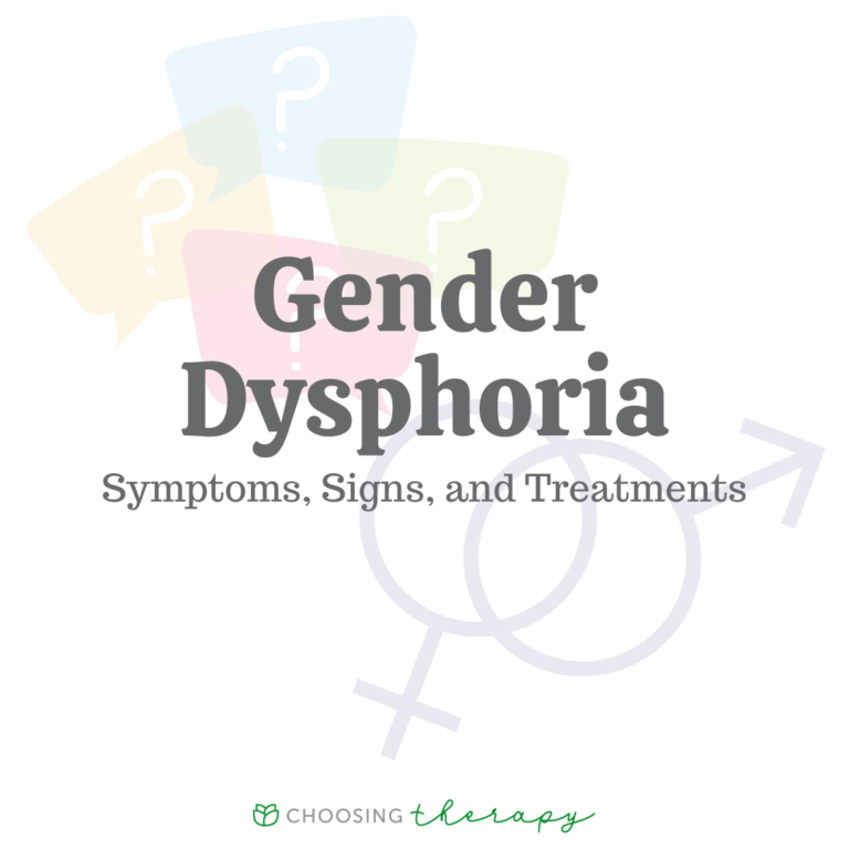 Gender Dysphoria: Symptoms, Signs, & Treatments