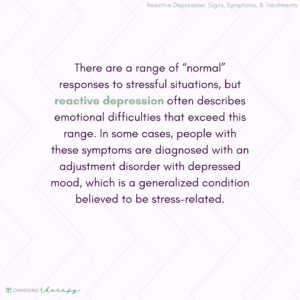 Reactive Depression: Definition