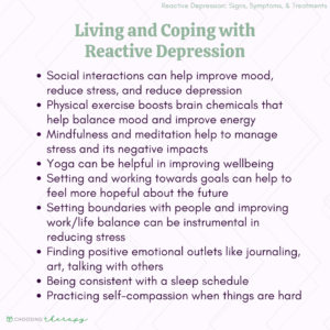Reactive Depression: Ways to Cope