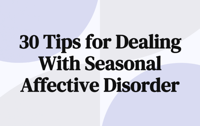 Dealing With Seasonal Affective