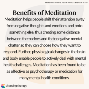 Benefits of Meditation?