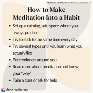 How to Make Meditation Into a Habit