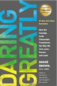 Cover of Book Titled Daring Greatly by Brené Brown