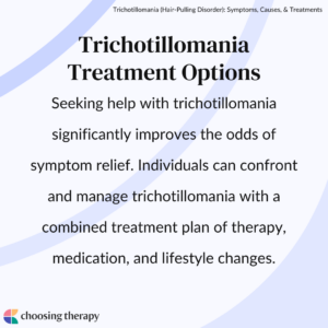 Trichotillomania Treatment Options