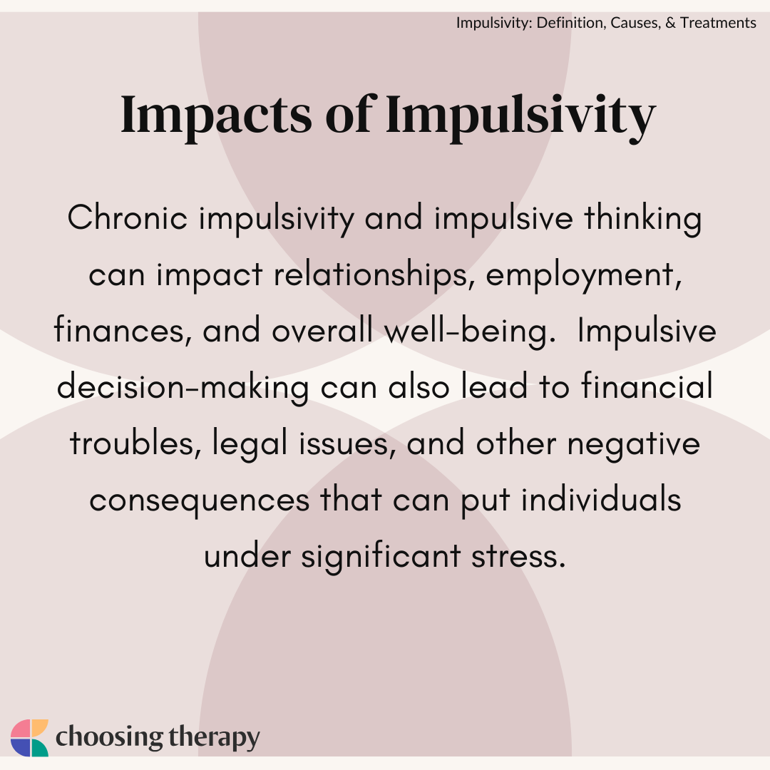Impulsivity Definition Causes Treatments