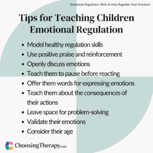 Tips for Teaching Children Emotional Regulation