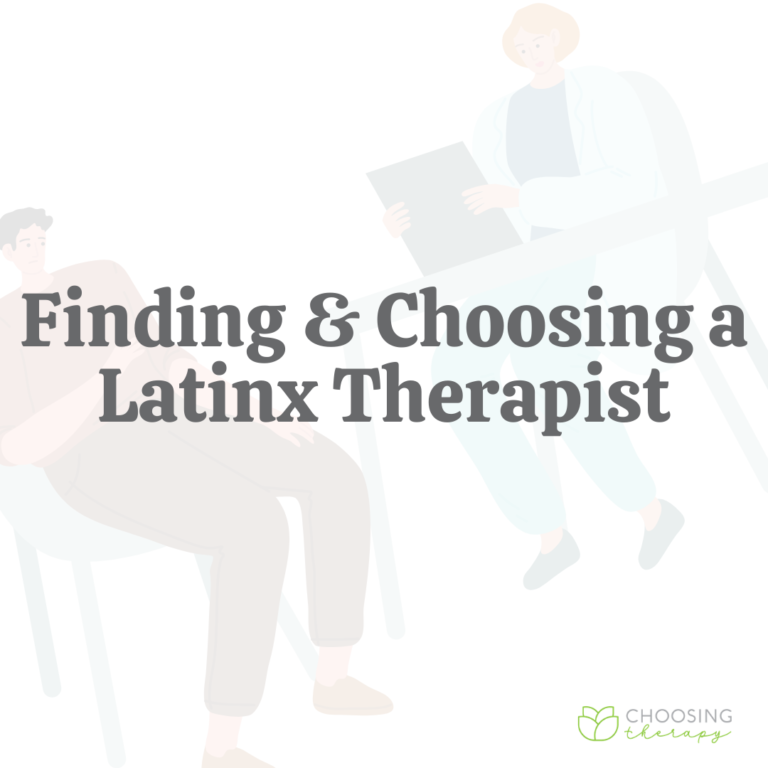Finding & Choosing a Latinx Therapist