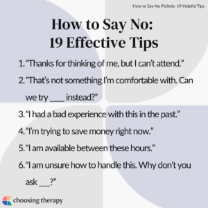 How to Say No Politely: 19 Helpful Tips