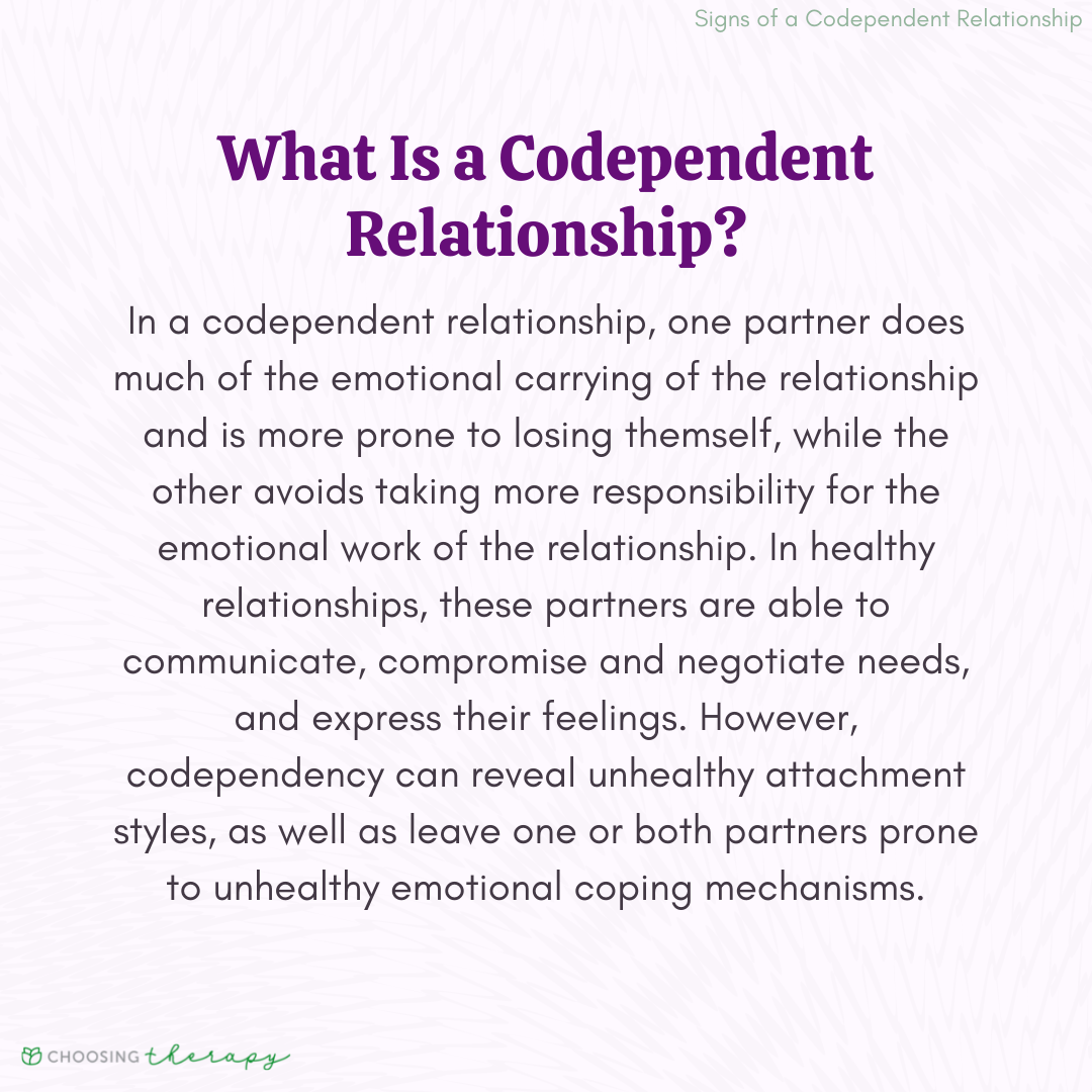 15 Signs Of A Codependent Relationship