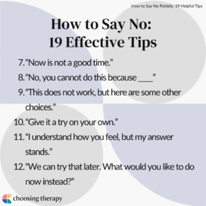 How to Say No Politely: 19 Helpful Tips