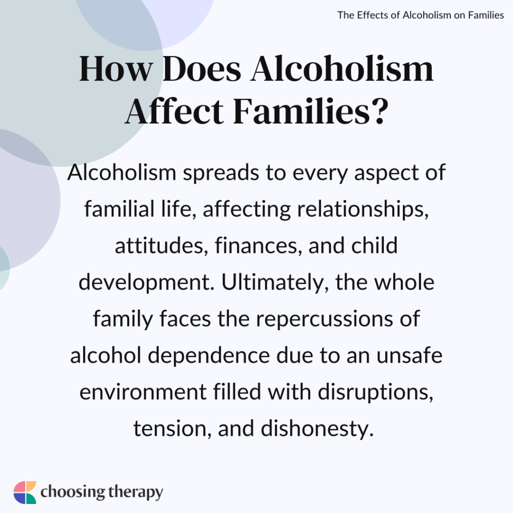 How Does Alcoholism Affect Families