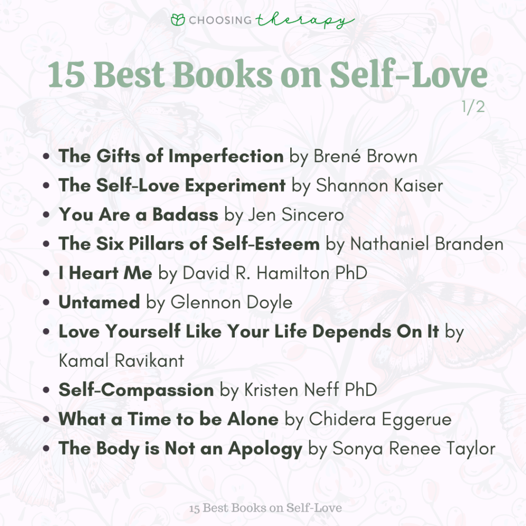 15 Best Books on SelfLove Choosing Therapy