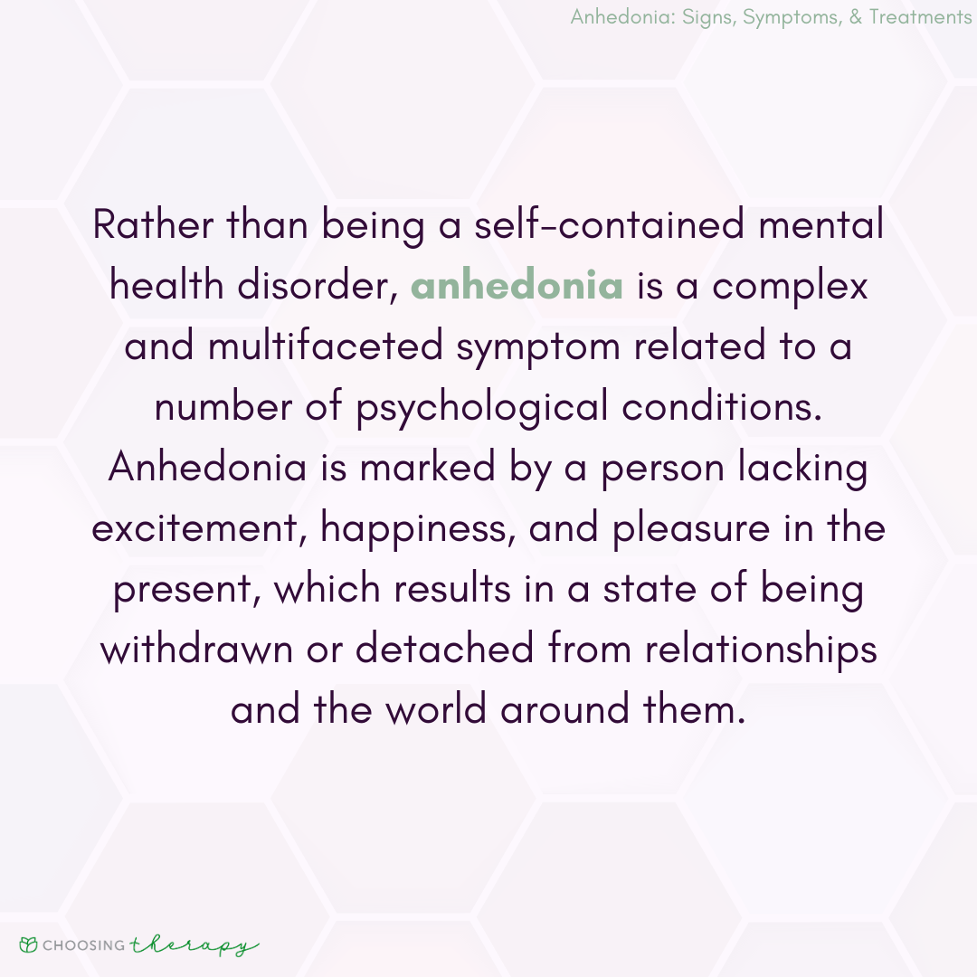 Anhedonia Overview