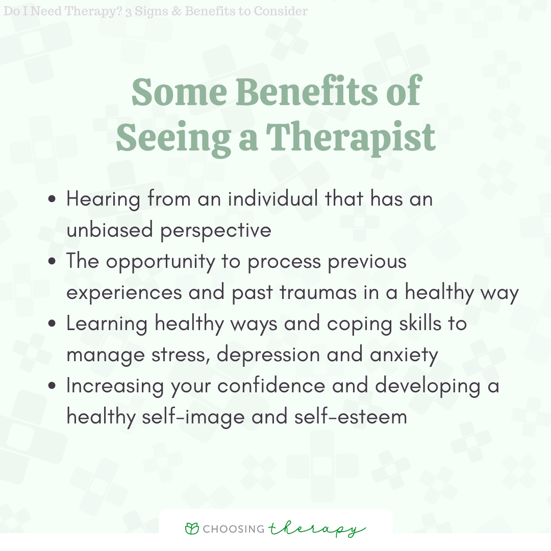 Benefits of Seeing a Therapist