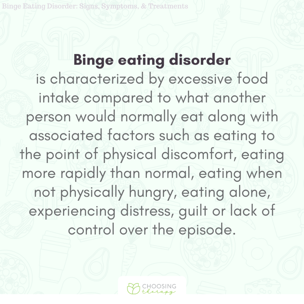 Binge Eating Disorder Definition