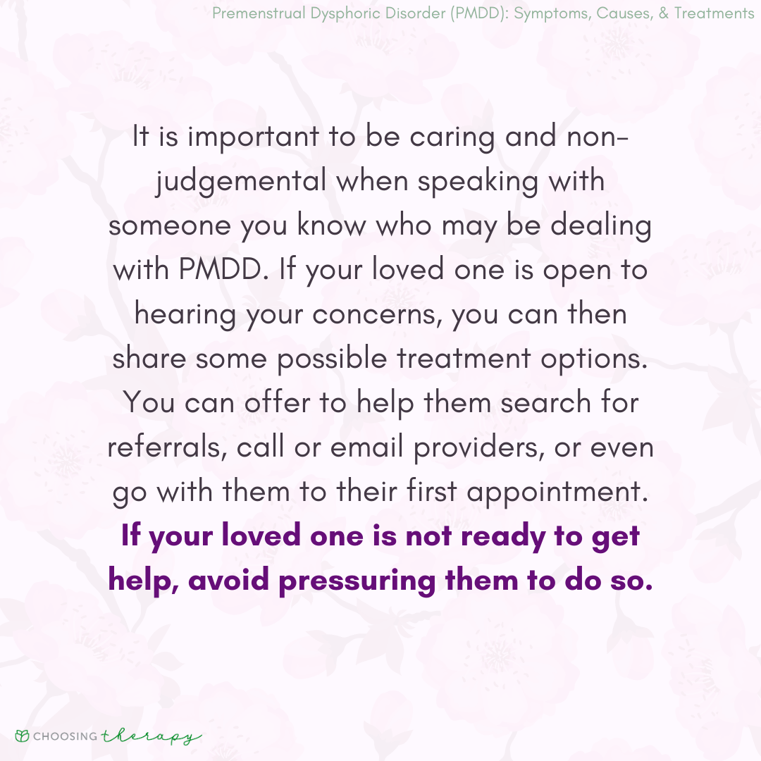 Caring for Someone with Premenstrual Dysphoric Disorder (PMDD)