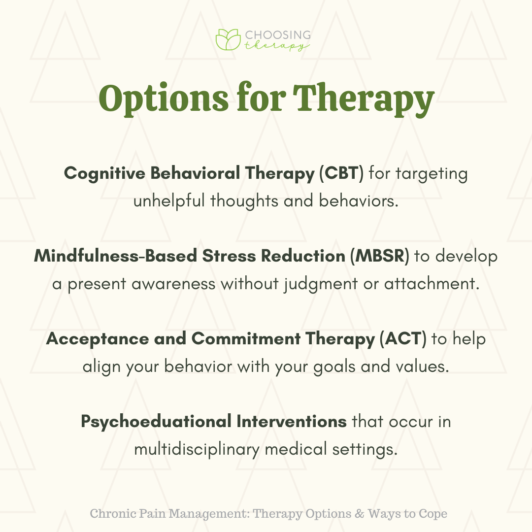 Chronic Pain Therapy Options