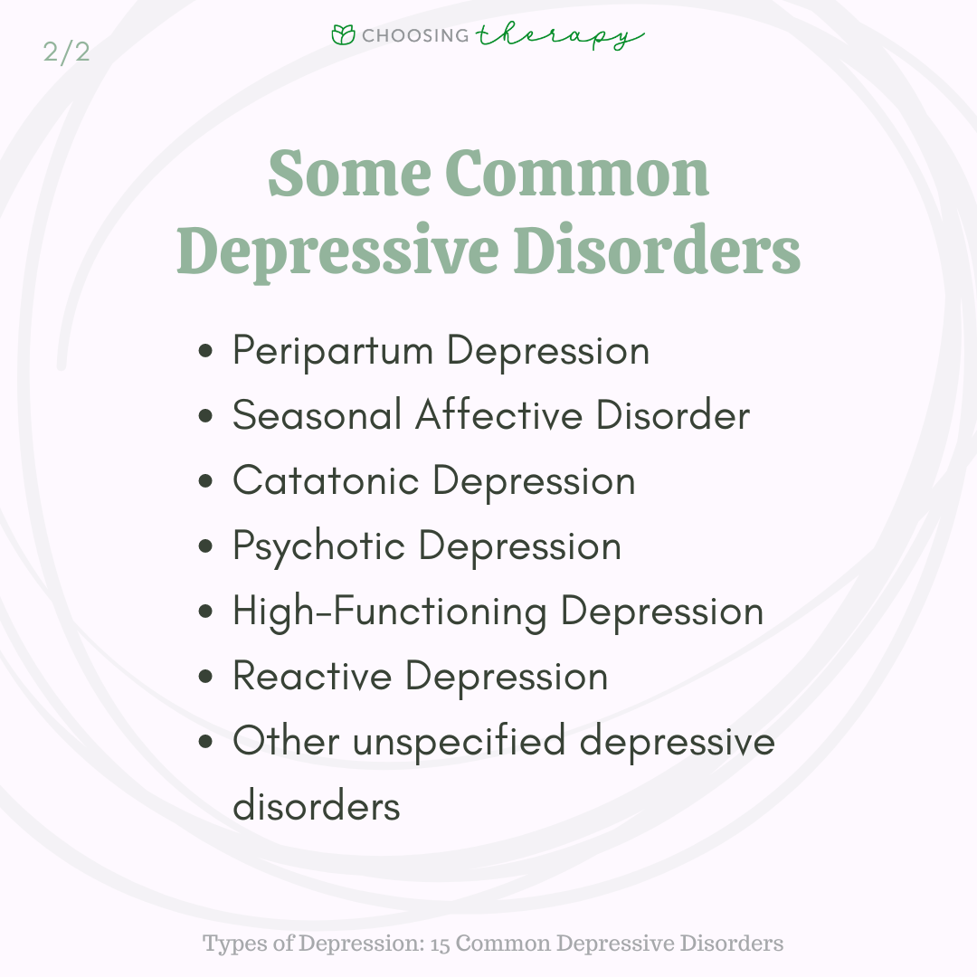 Common Depressive Disorders 2