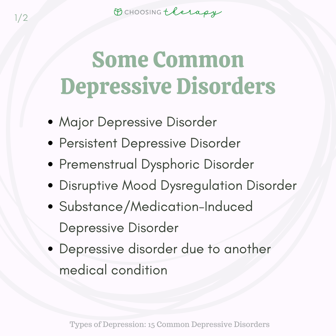 Common Depressive Disorders