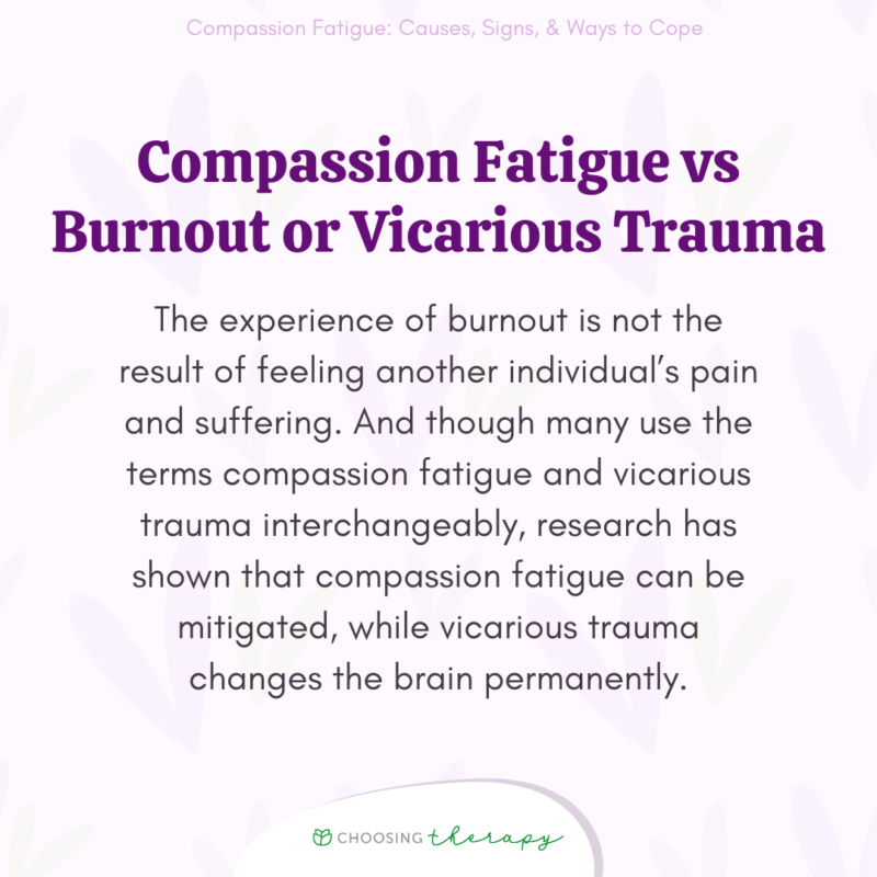 Compassion Fatigue Causes Signs Ways To Cope