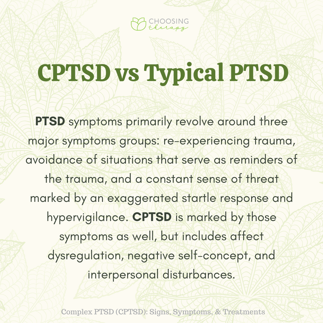 Complex PTSD (CPTSD) Vs Typical PTSD