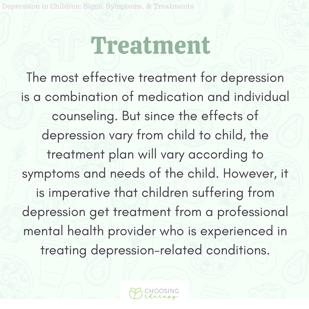 Depression in Children Treatment