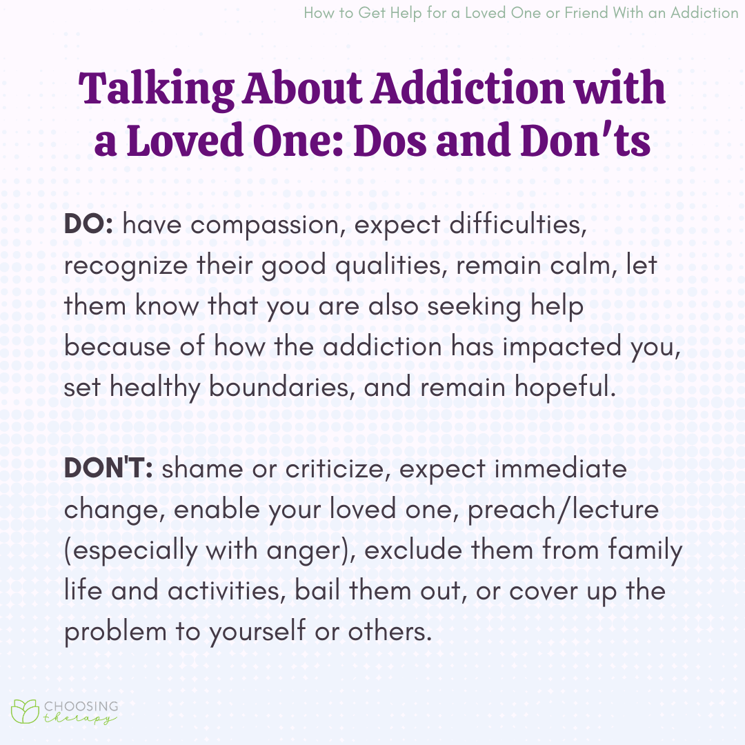 Do's and Don'ts When Talking About Addiction