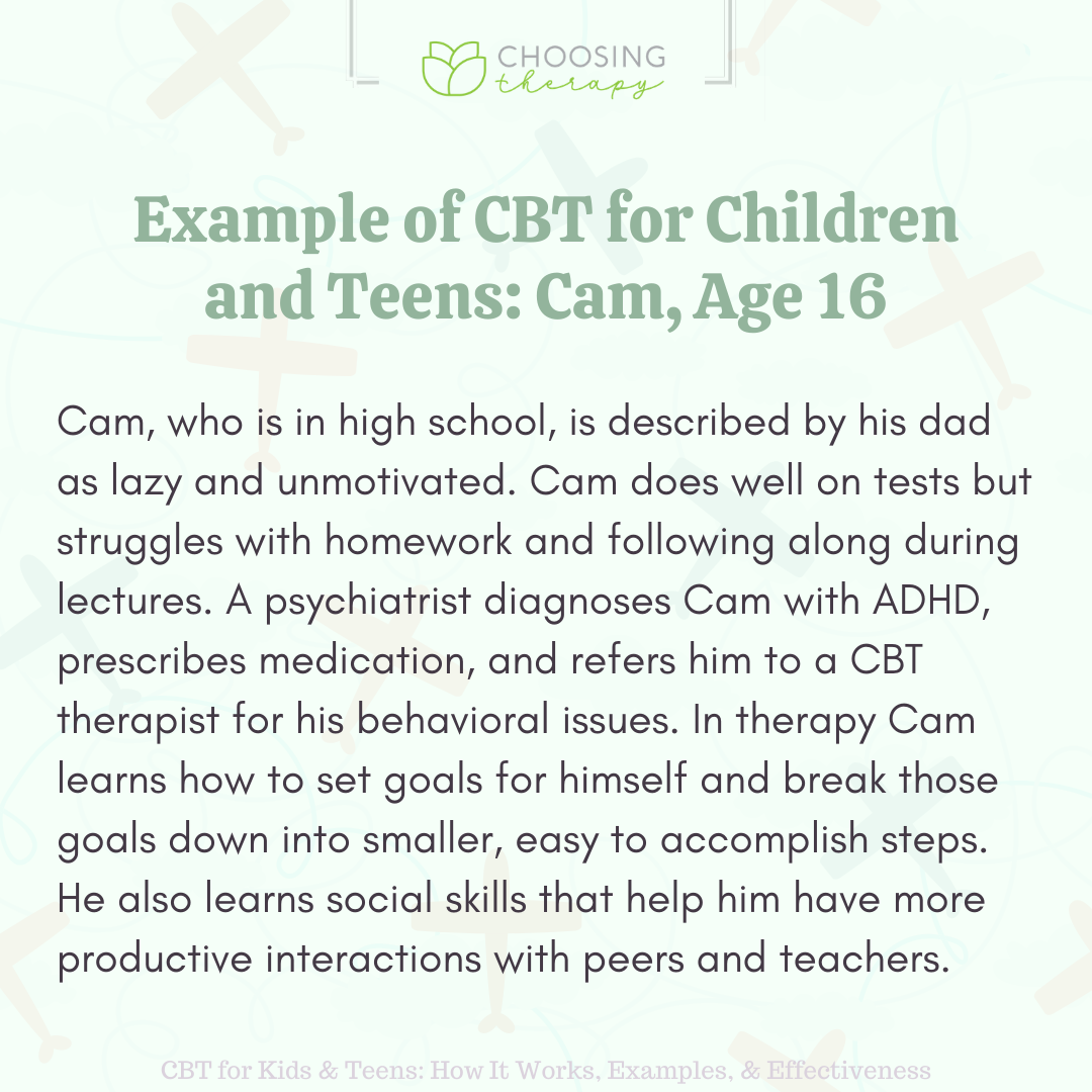 Example of CBT for Children and Teens