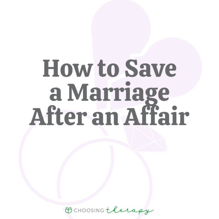 How to Save a Marriage After an Affair