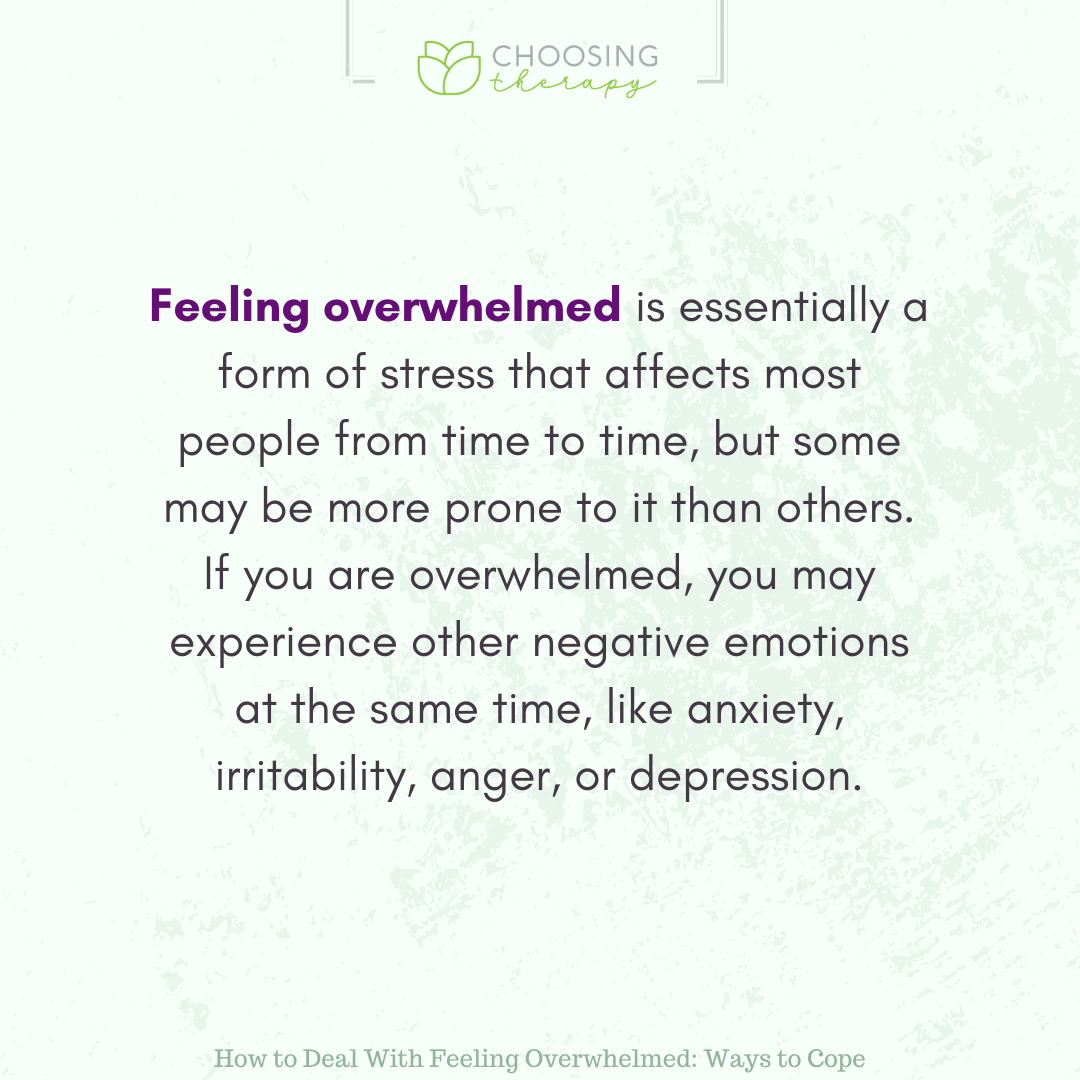 Distinguishing Feeling Overloaded from Feeling Overwhelmed - Thinking  Directions