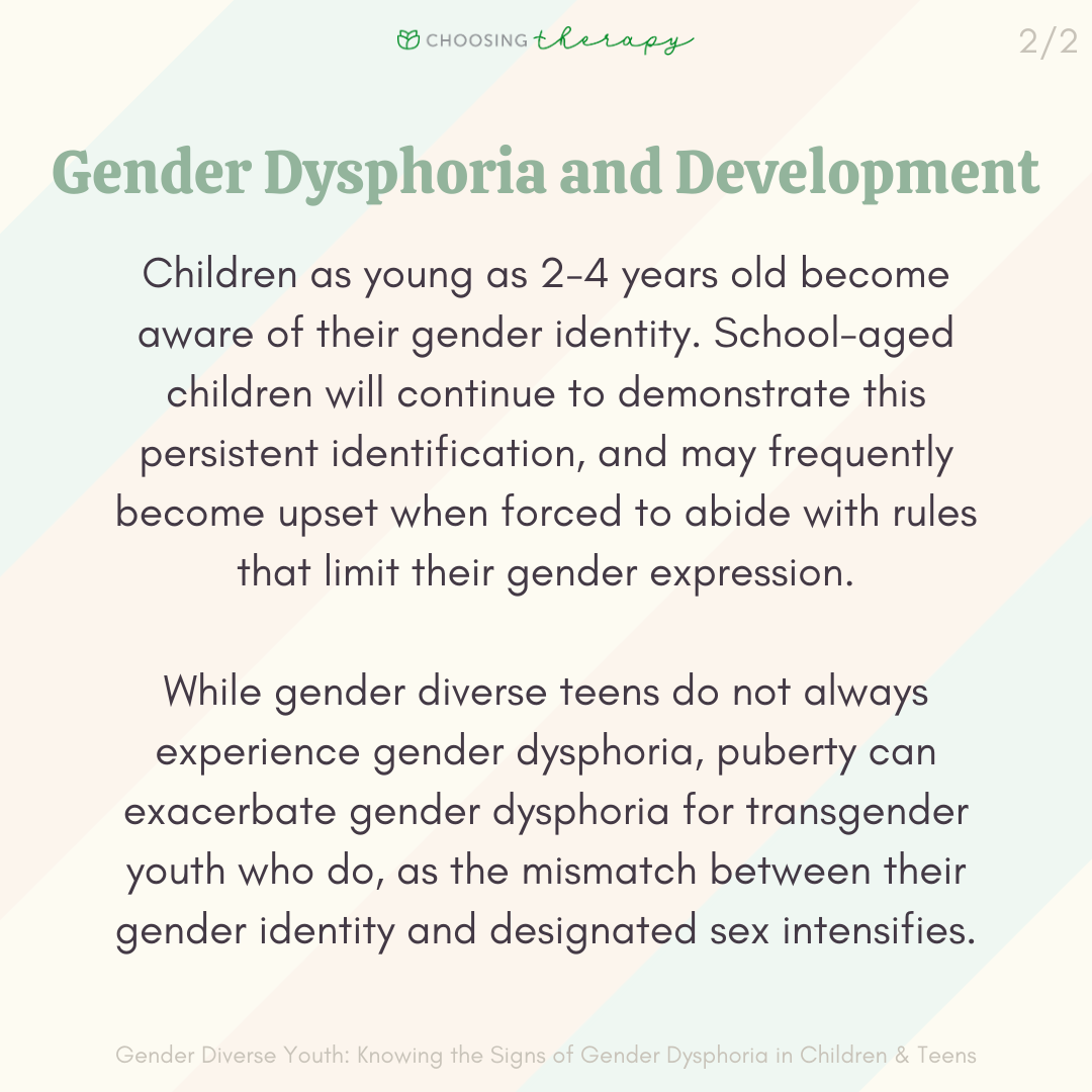 Gender Dysphoria and Development 2