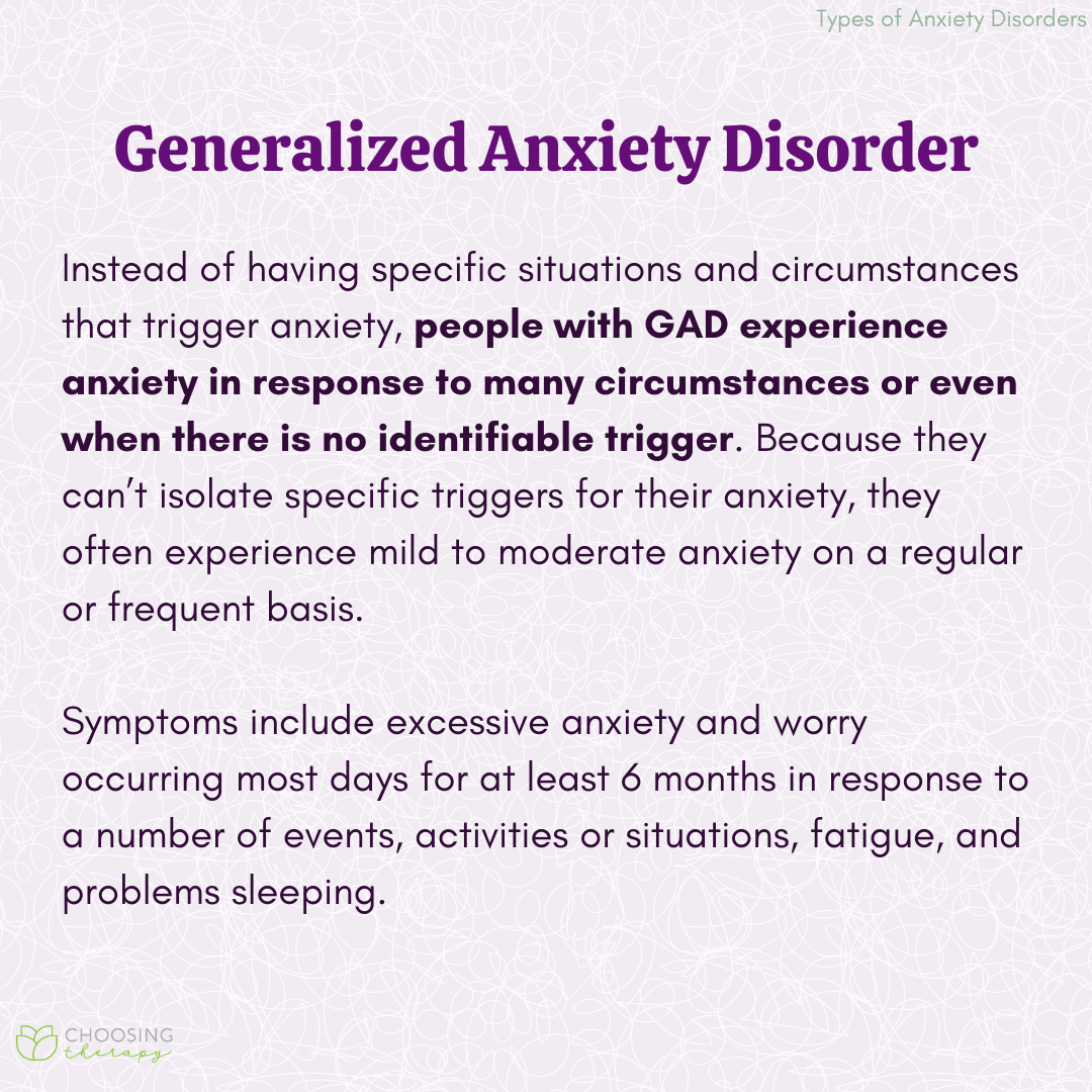 Generalized Anxiety Disorder Overview