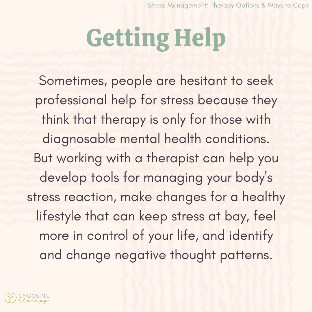 Getting Help for Stress