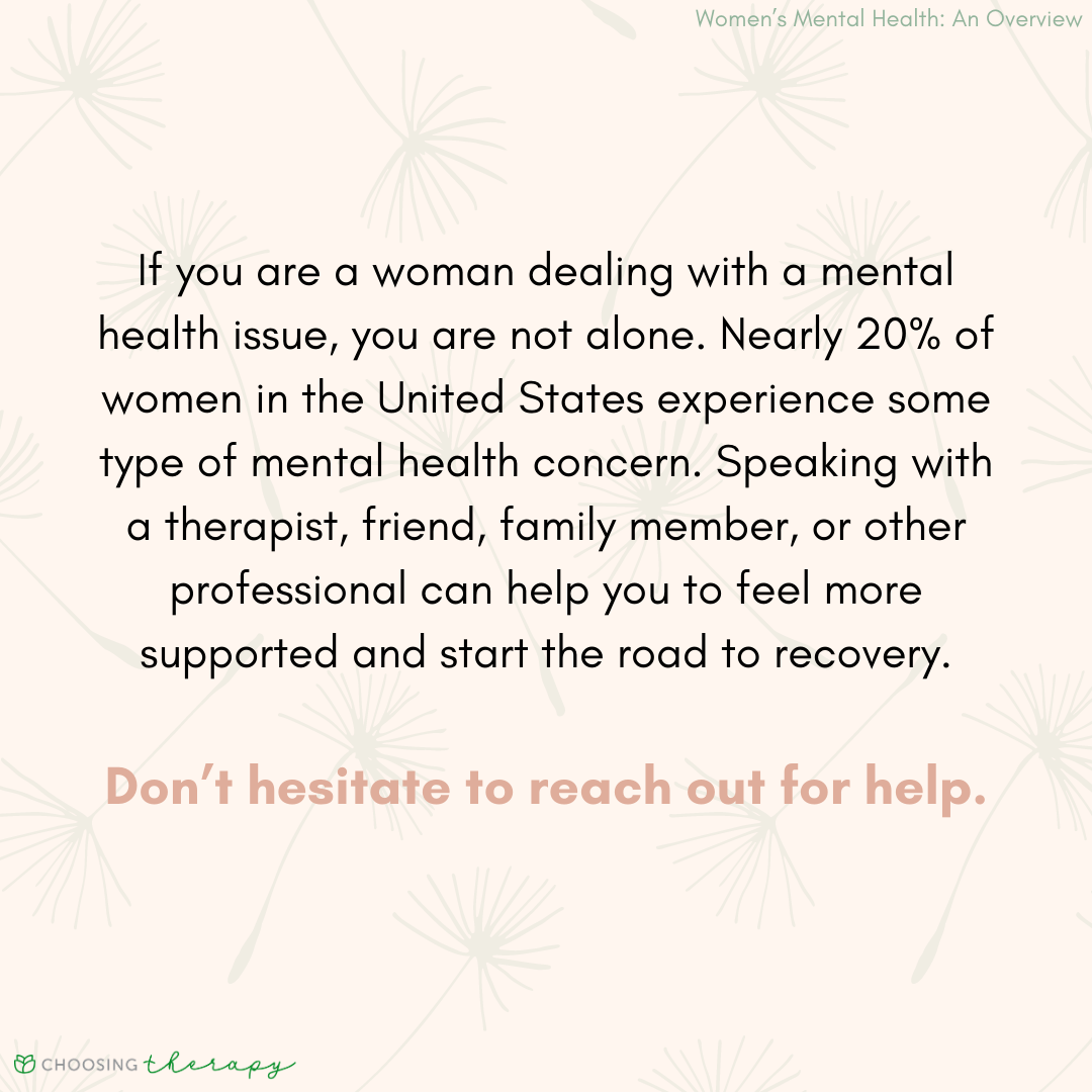 Getting Help for Women's Mental Health Issues