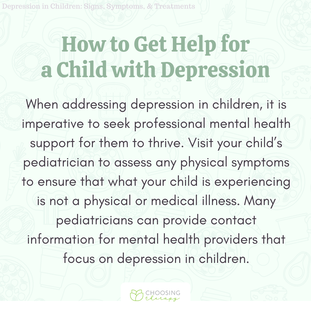 Getting Help for a Child with Depression