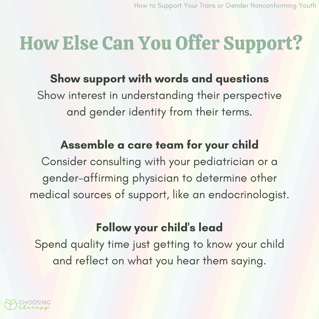 How Else Can You Support Your Transgender Child or Teen