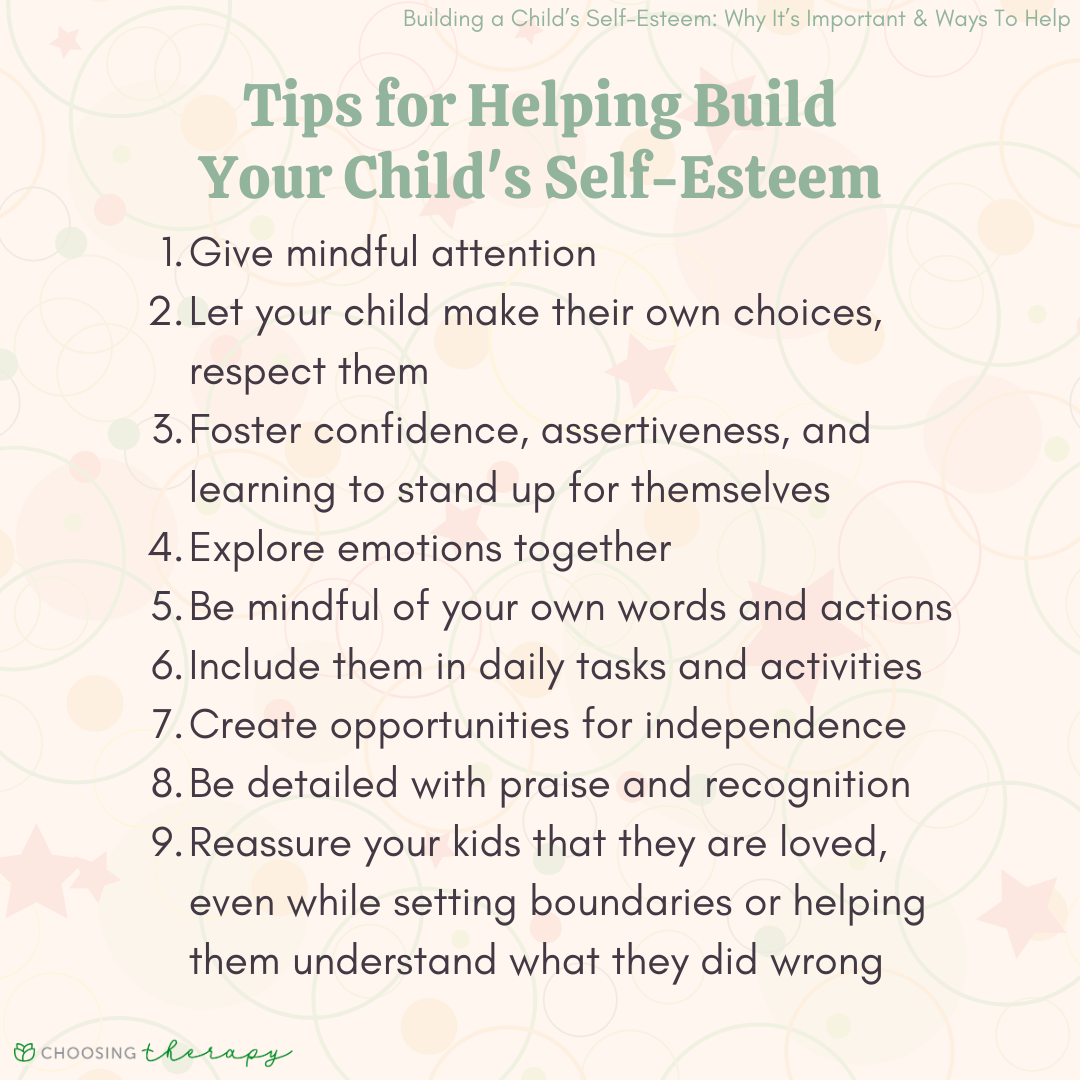 How To Build Your Child's Self-Esteem