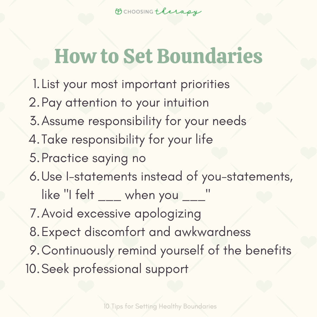 How to Set Healthy Boundaries