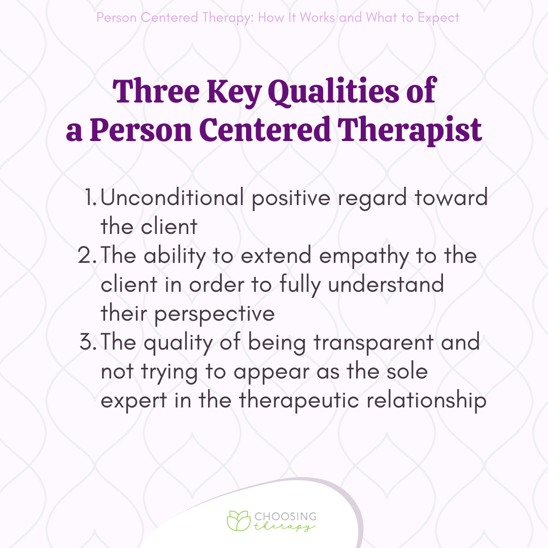 benefits of client centered therapy