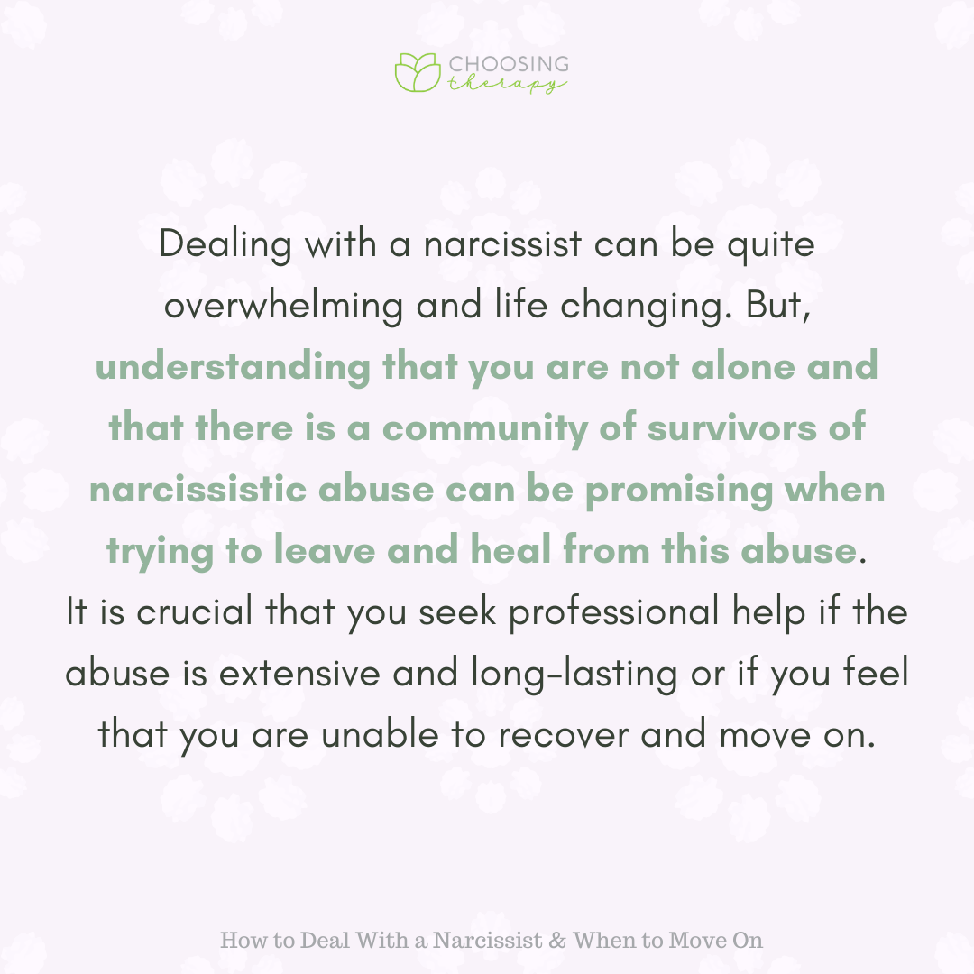 Leaving and Dealing Narcissistic Abuse