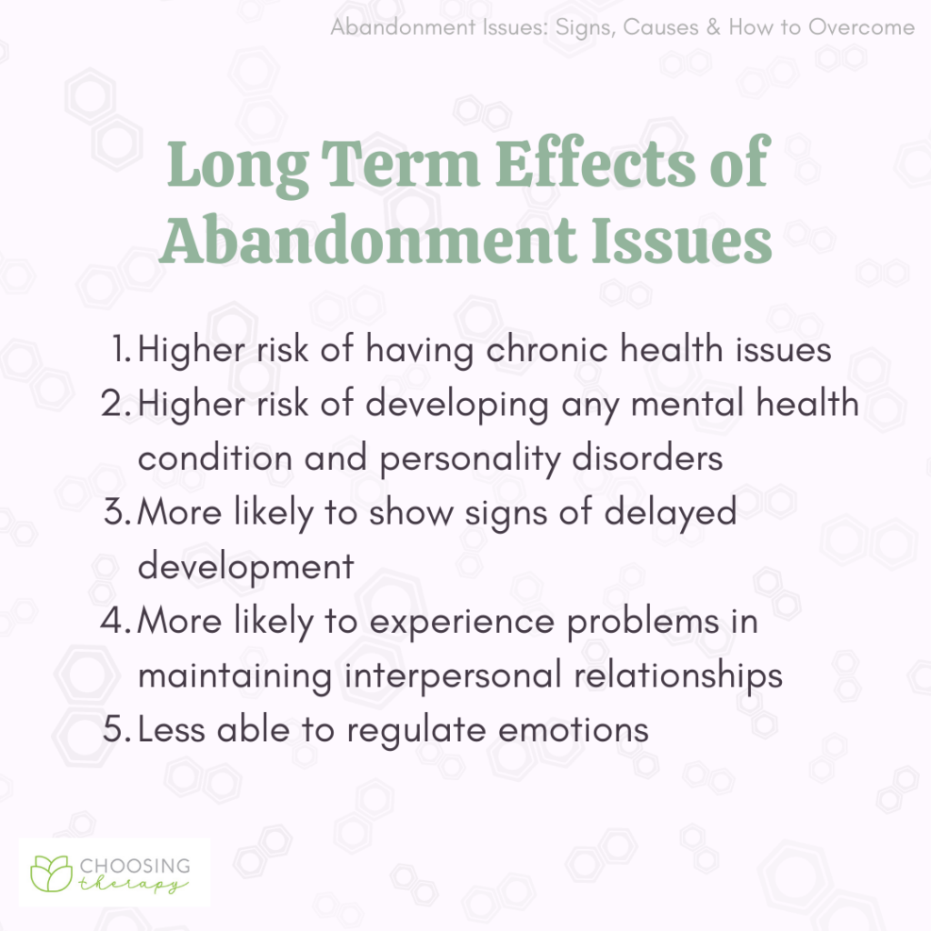 Abandonment Issues Signs, Causes & How to