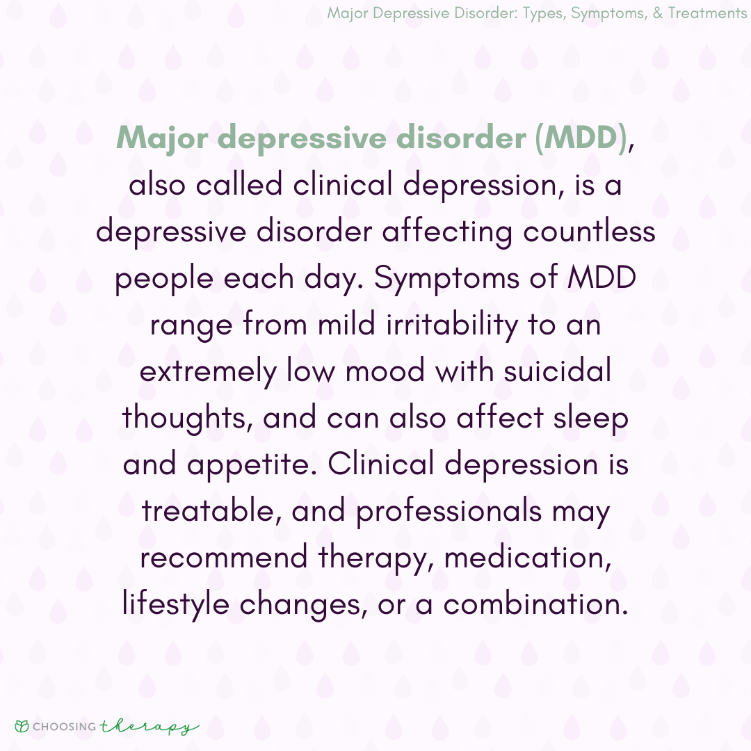 Major Depressive Disorder Definition