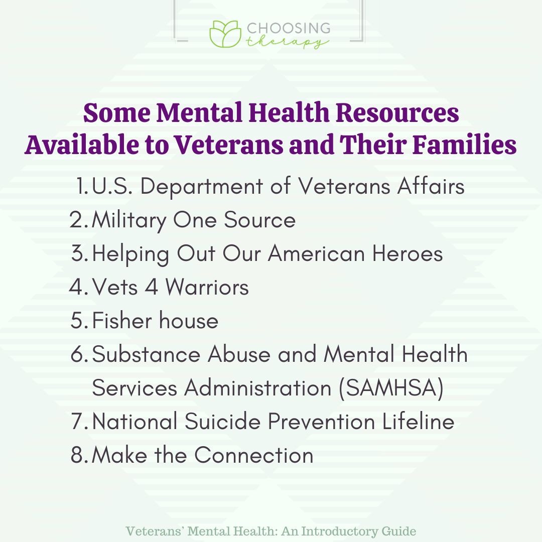 Mental Health Resources Available to Veterans and Their Families