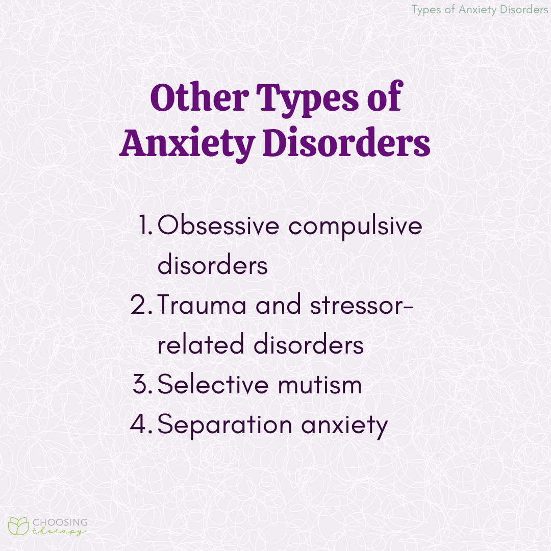 Other Types of Anxiety Disorders